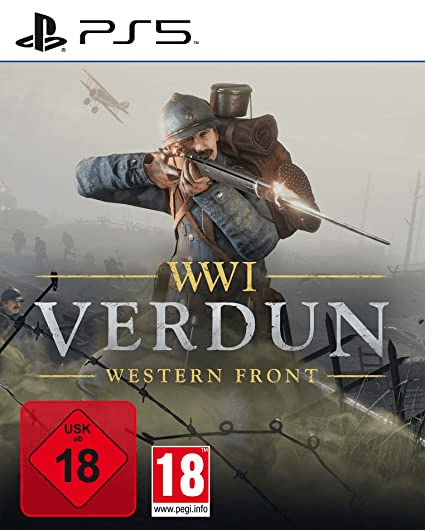 WWI Verdun Western Front box art for Playstation 5